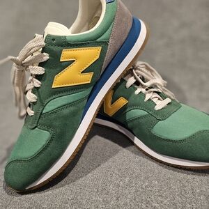 New Balance Men’s Green and Yellow Retro Runner
